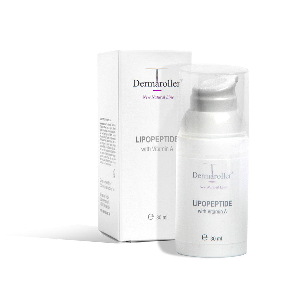 Dermaroller New Natural Line Lipopeptide with Vitamin A packaging