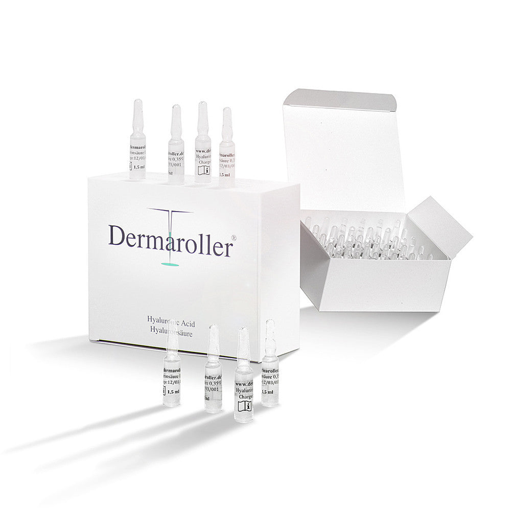 Dermaroller New Natural Line Hyaluronic Acid Ampules 30pc packaging