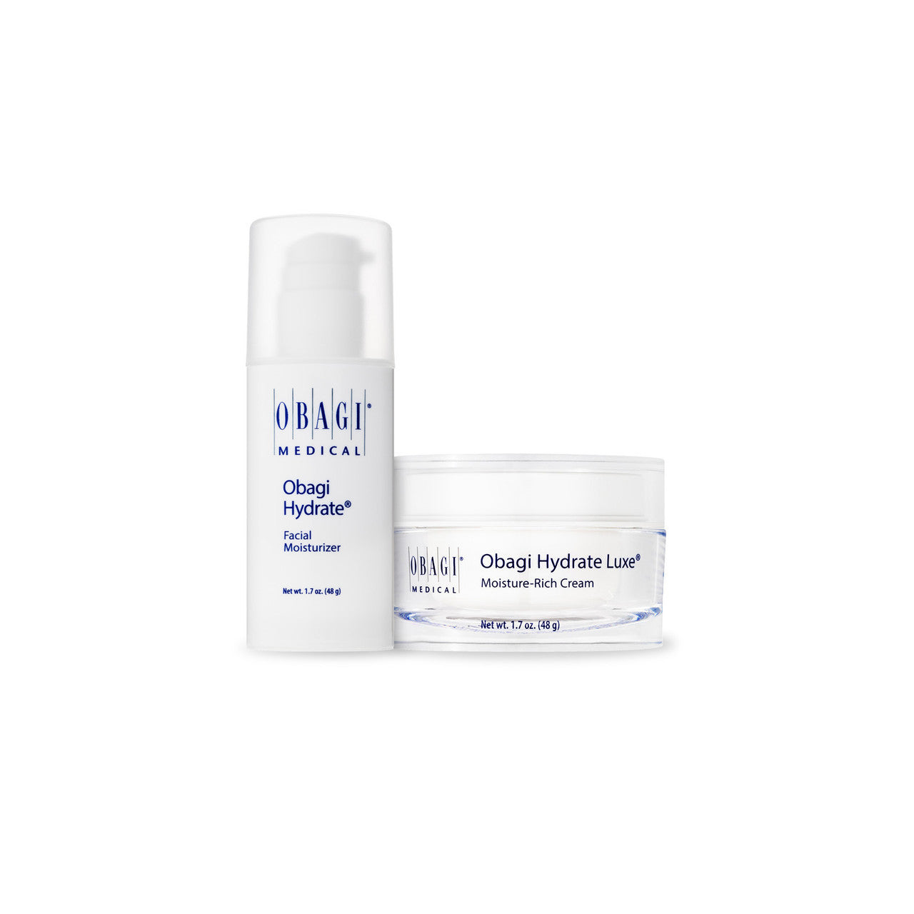 Obagi Hydrate Luxe and facial moisturizer
